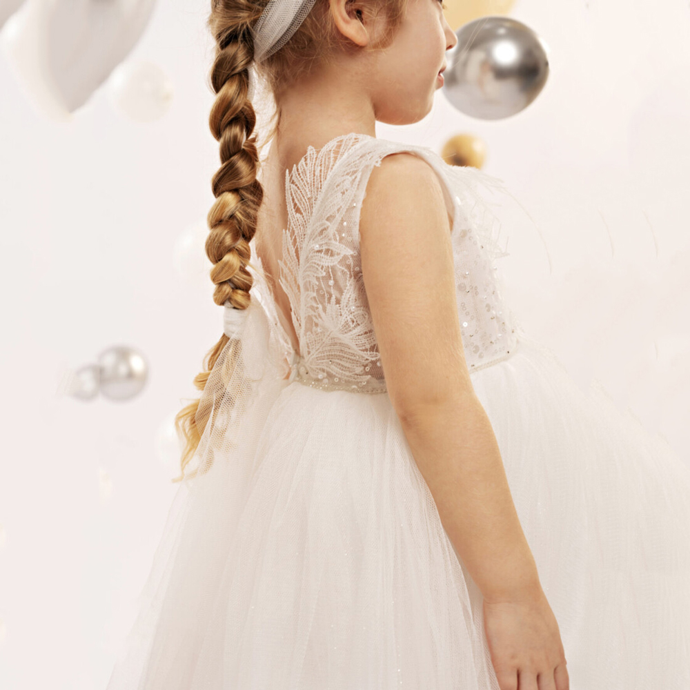 Βαπτιστικό φόρεμα BABY BLOOM κορίτσι - 4