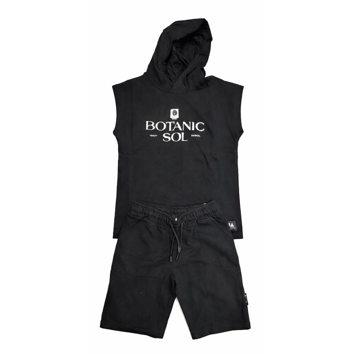 Παιδικό σετ με βερμούδα GANG αγόρι - ΜΑΥΡΟ