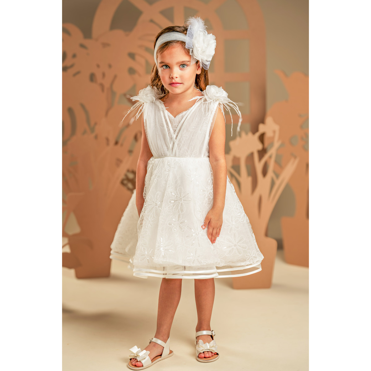 Φόρεμα BABY BLOOM - ΛΕΥΚΟ