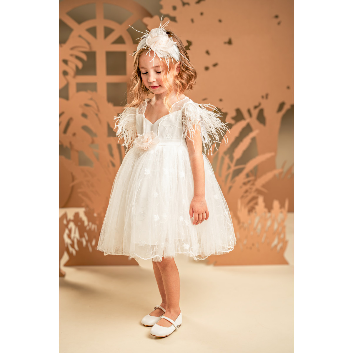 Φόρεμα BABY BLOOM - ΛΕΥΚΟ