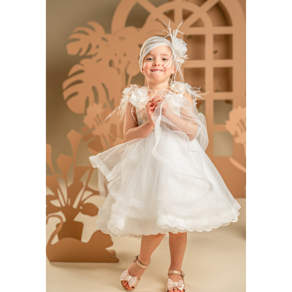 Φόρεμα BABY BLOOM - ΛΕΥΚΟ