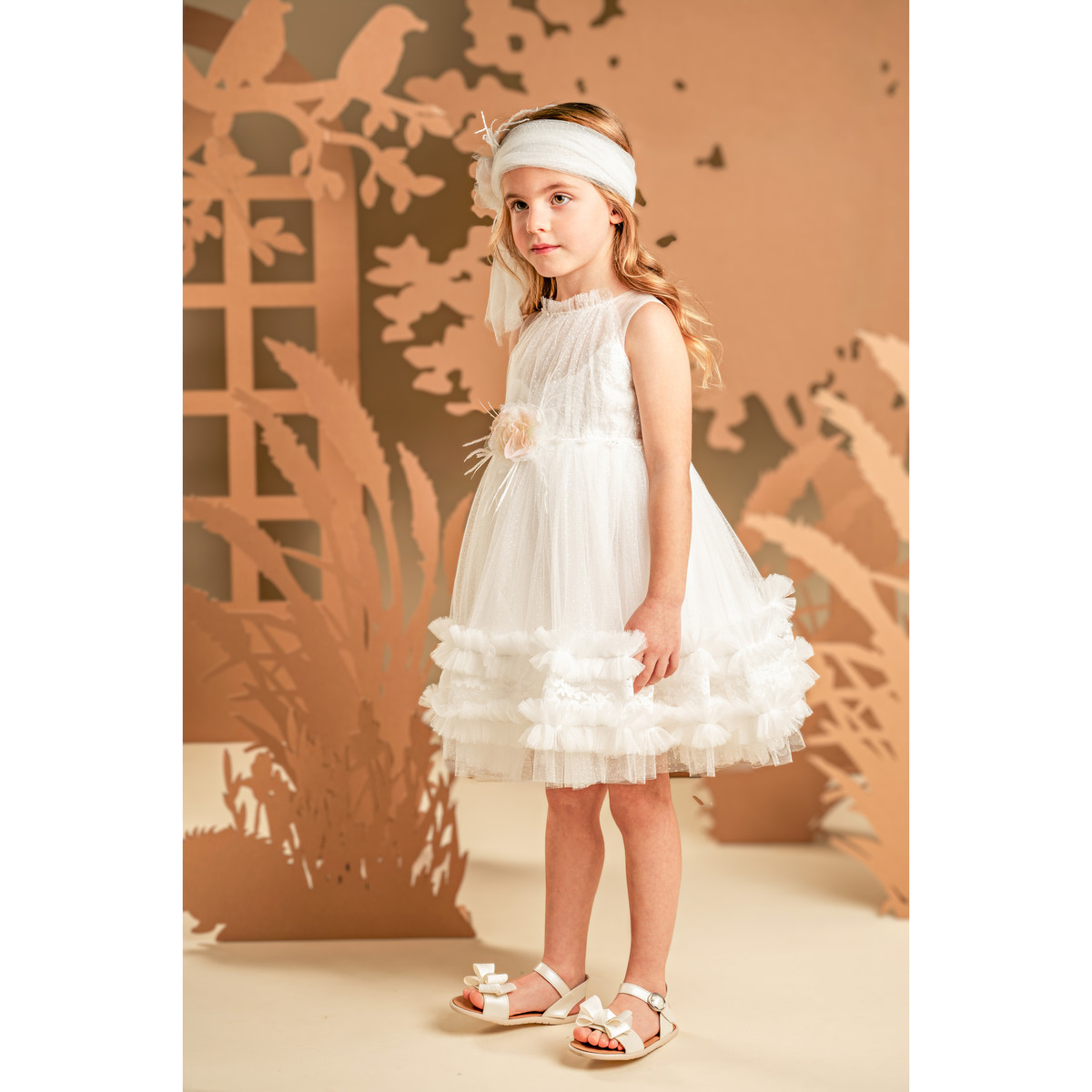 Φόρεμα BABY BLOOM - ΛΕΥΚΟ