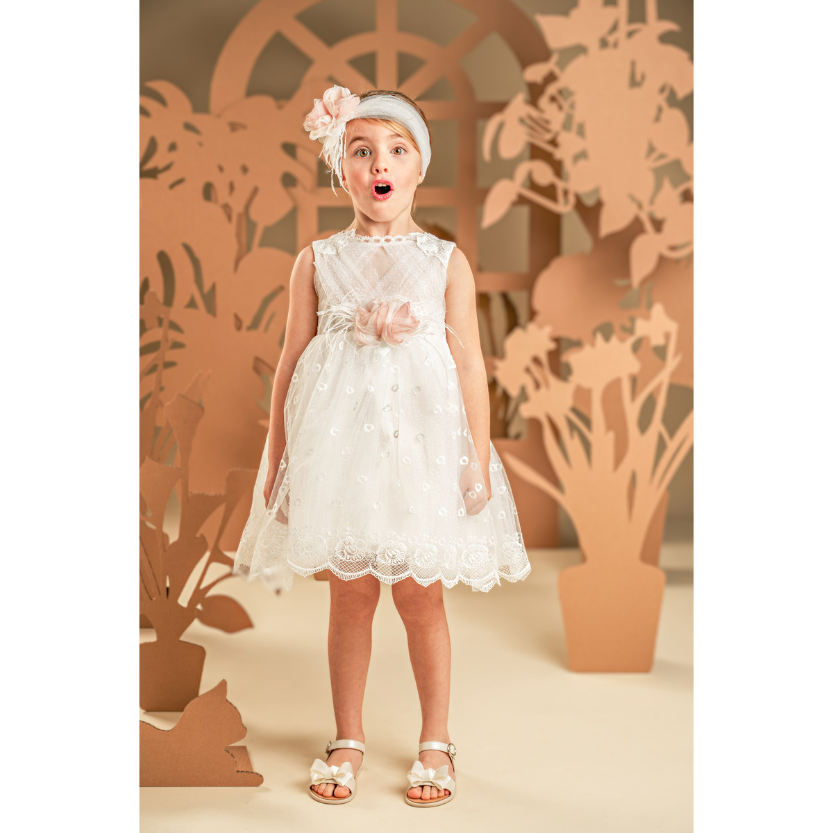 Φόρεμα BABY BLOOM - ΛΕΥΚΟ