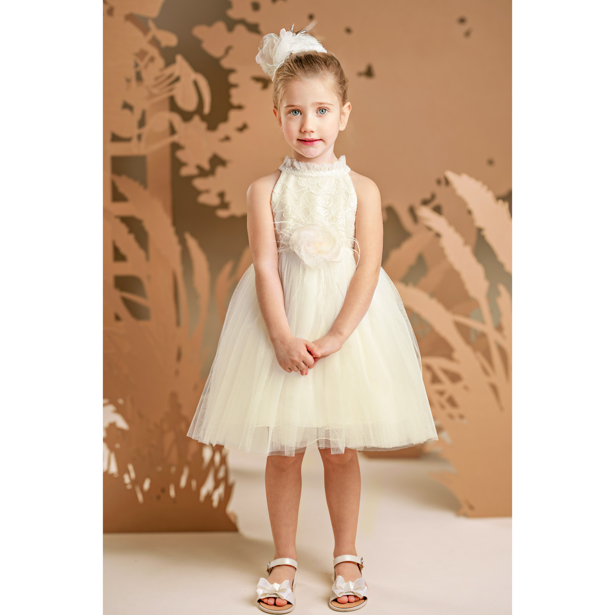 Φόρεμα BABY BLOOM - ΕΚΡΟΥ