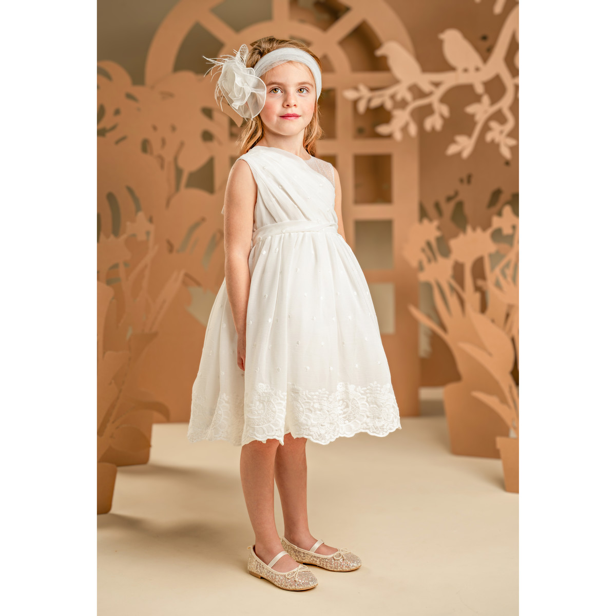 Φόρεμα BABY BLOOM - ΛΕΥΚΟ