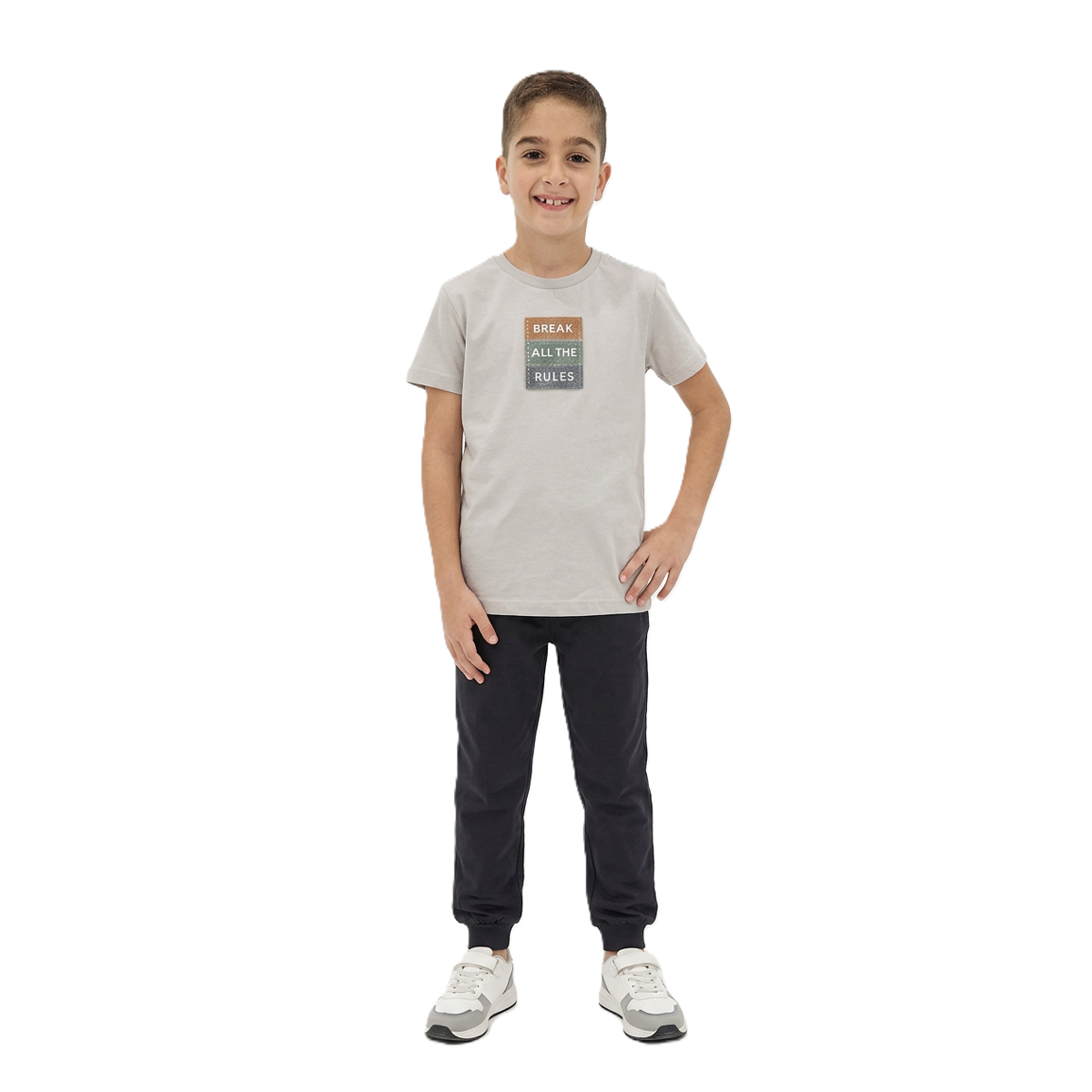 Σετ παντελόνι εποχής με T-shirt REPOST - 2