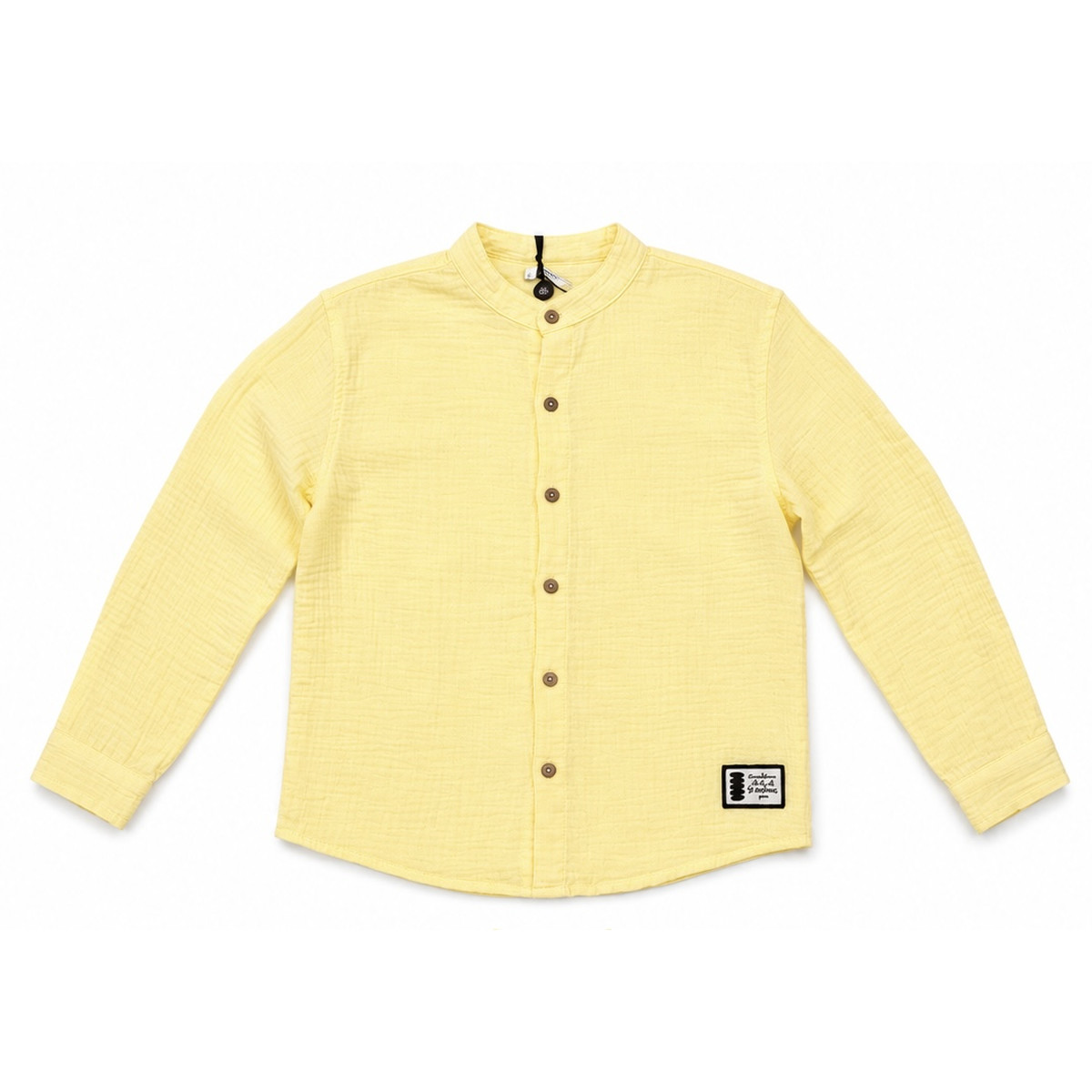 Παιδικό πουκάμισο GANG αγόρι - ΚΙΤΡΙΝΟ