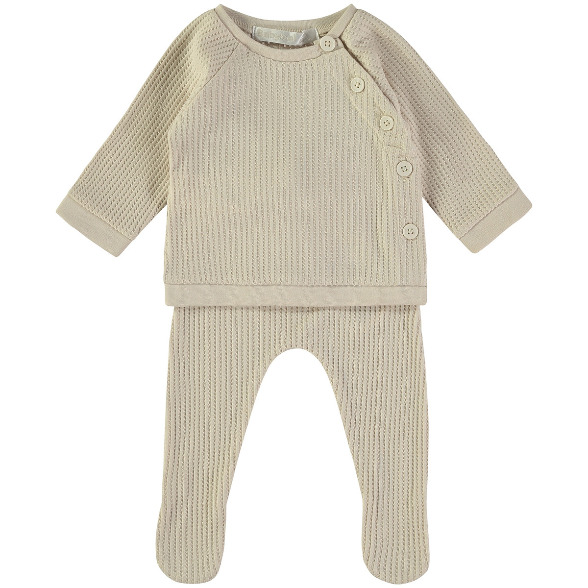 Βρεφικό σετ φορμάκι 2 τμχ BABYBOL κορίτσι - ΜΠΕΖ