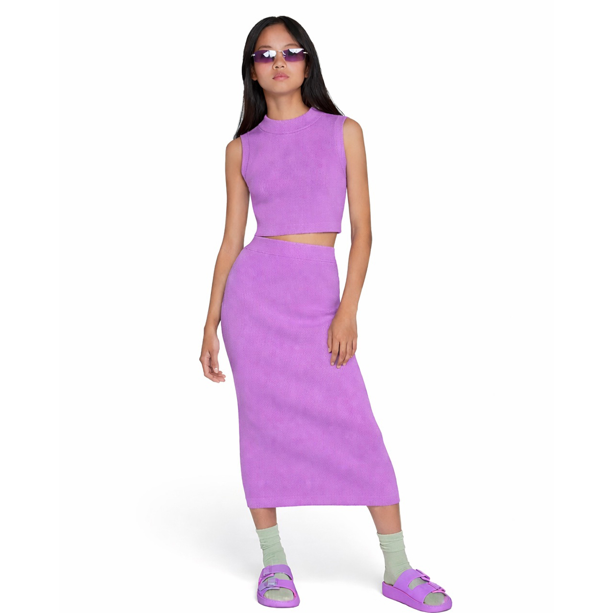 Φούστα ριμπ λιλα TO BE TOO - 3