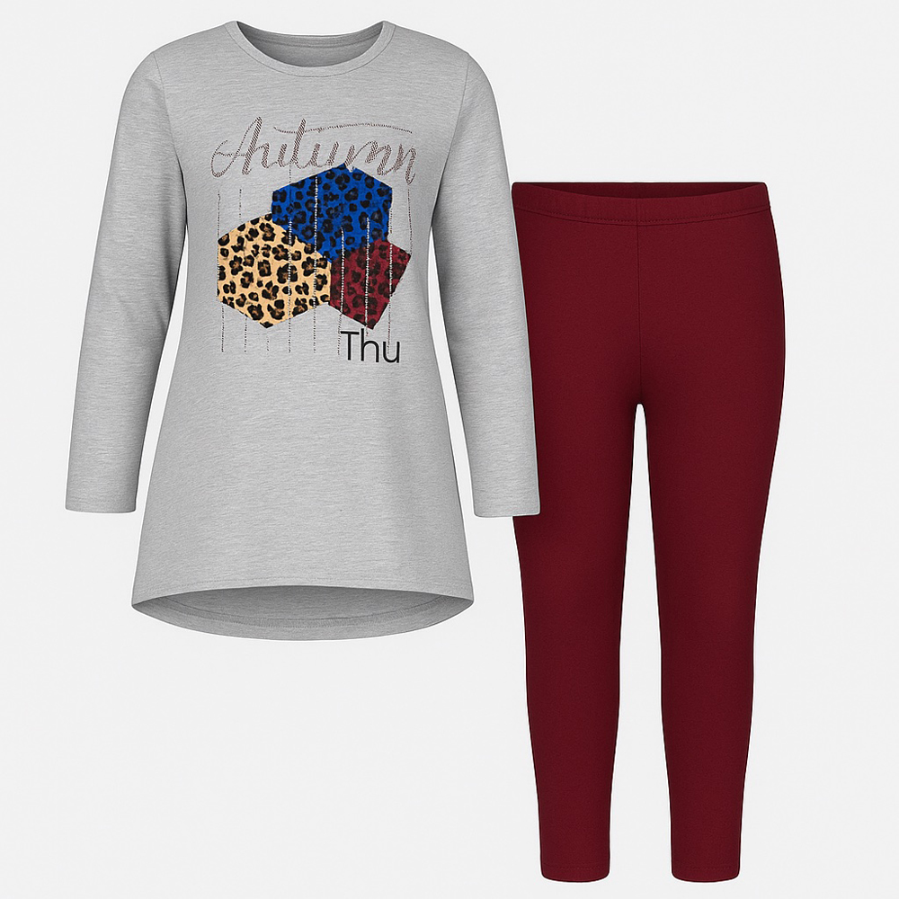 Σετ με κολάν PICCINO - ΓΚΡΙ