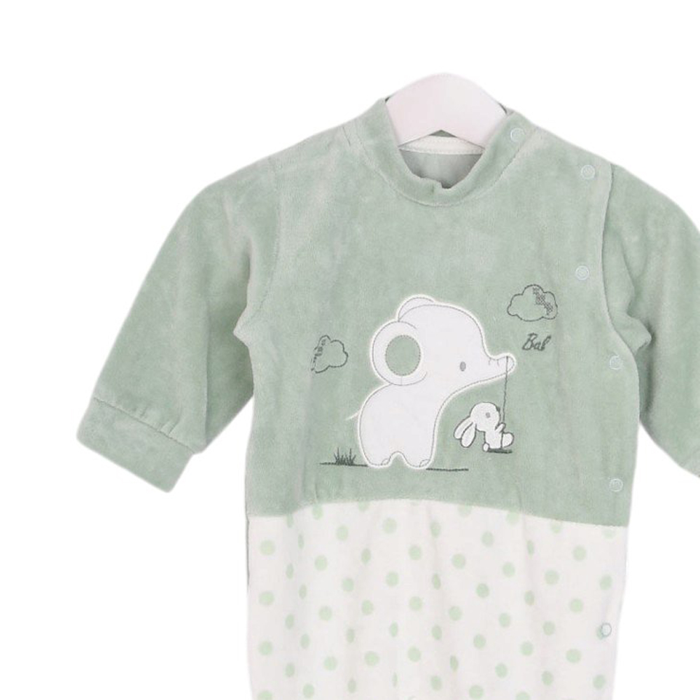 Βρεφικό βελουτέ φορμάκι BABYBAL κορίτσι - 2