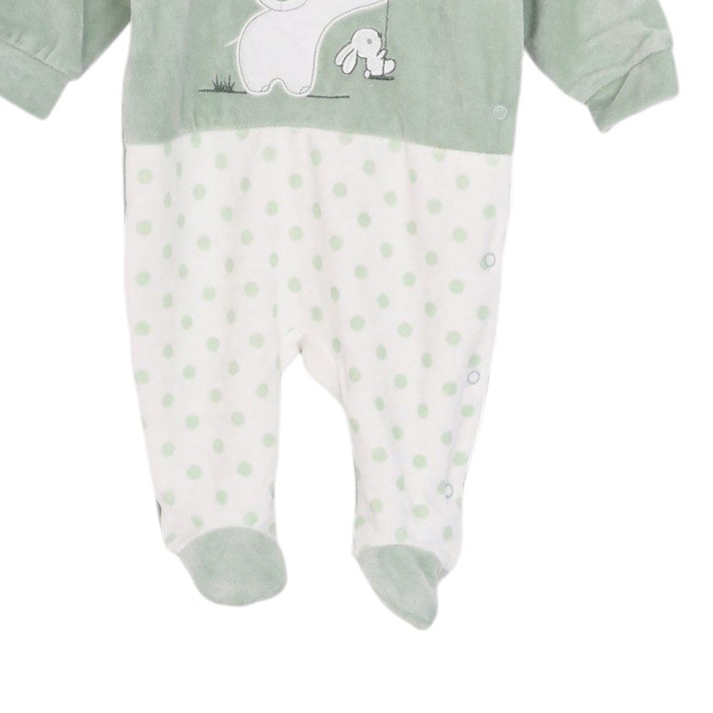 Βρεφικό βελουτέ φορμάκι BABYBAL κορίτσι - 3