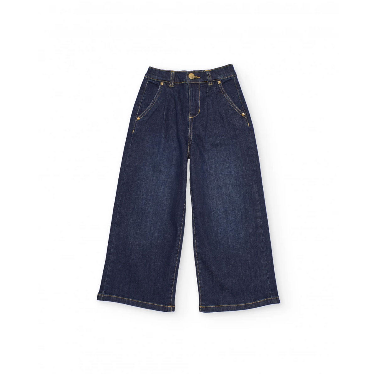 Παιδικό τζιν παντελόνι NATH KIDS κορίτσι - ΜΠΛΕ