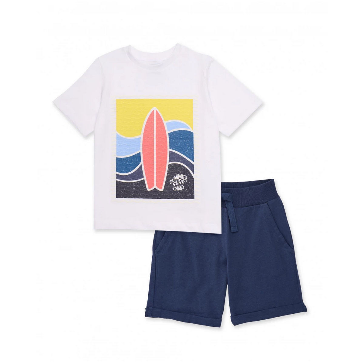 Παιδικό σετ με βερμούδα NATH KIDS αγόρι - NAVY