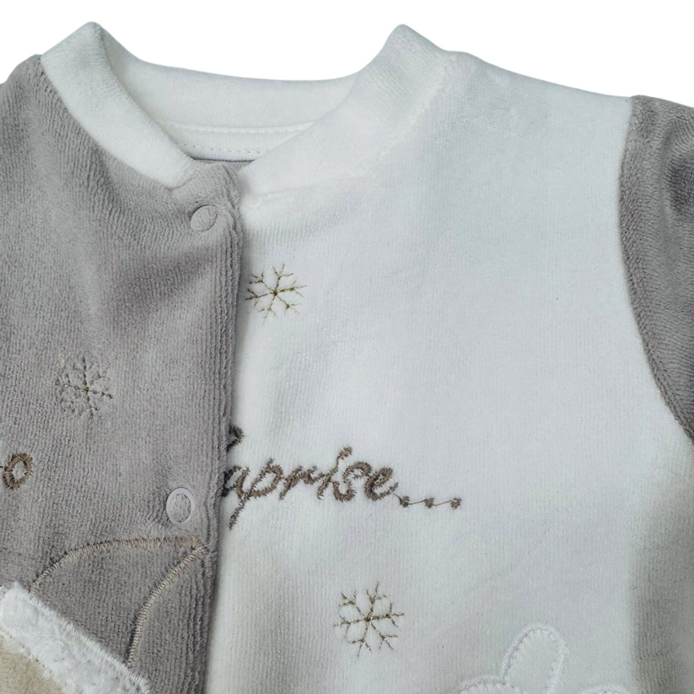 Βρεφικό βελουτέ φορμάκι BABYBAL αγόρι - 3