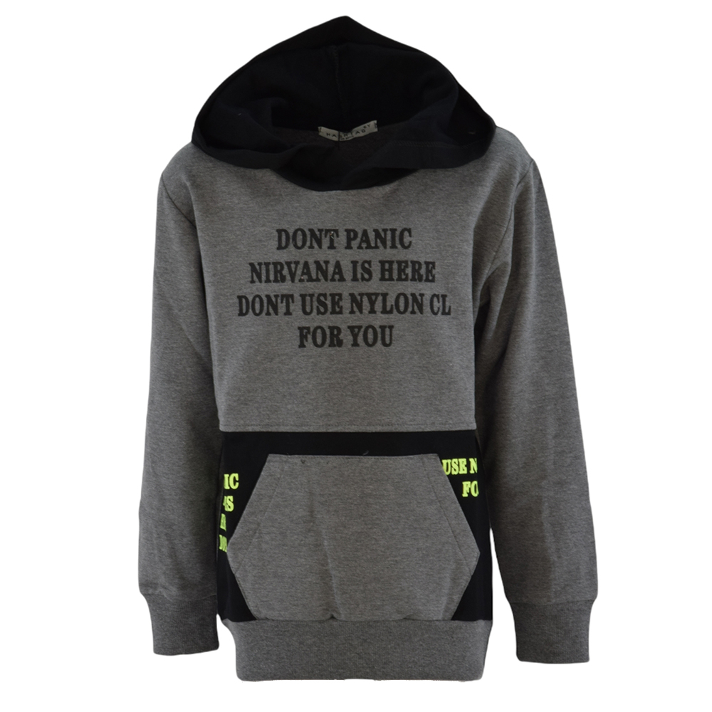 Φούτερ HASHTAG - ΑΝΘΡΑΚΙ