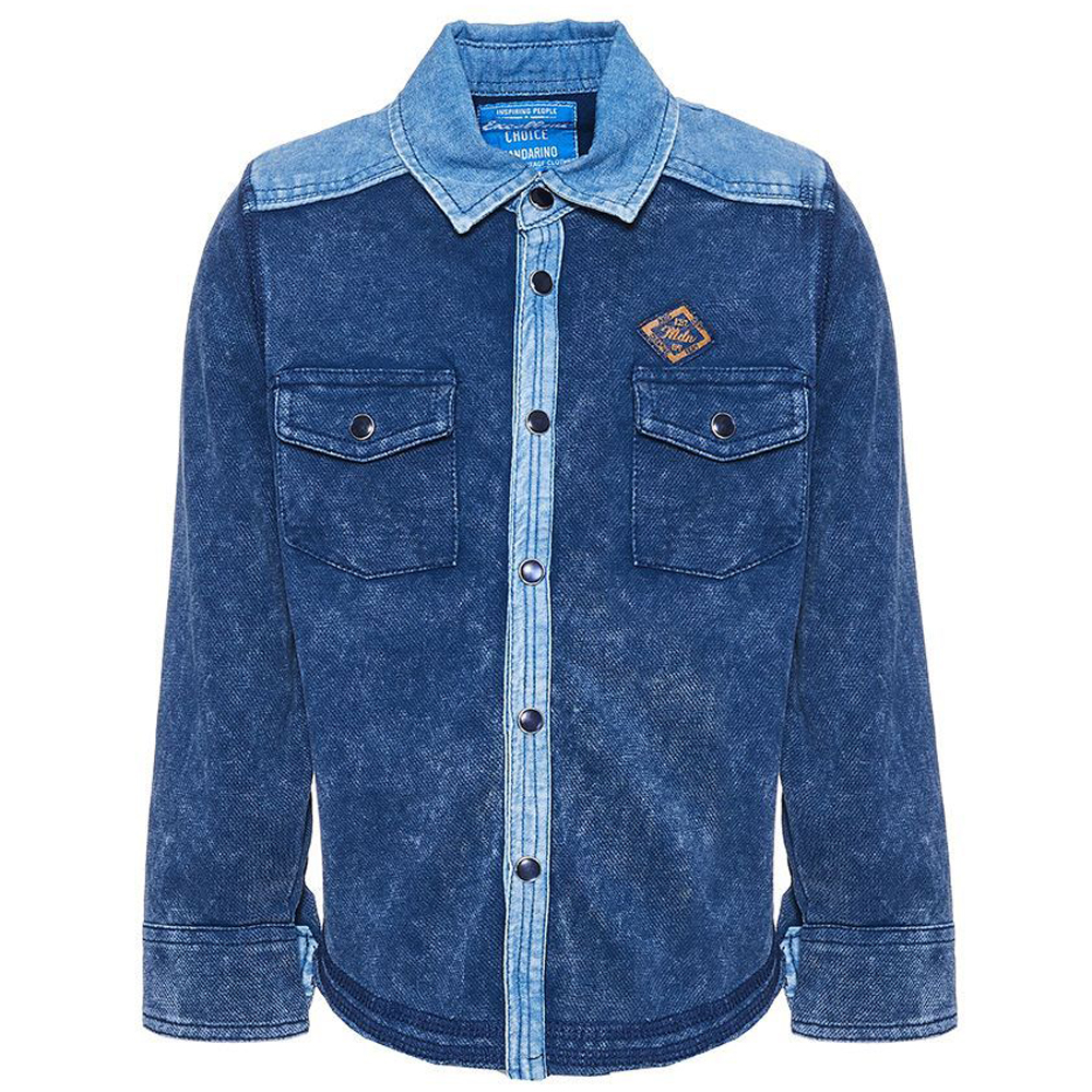 Πουκάμισο MANDARINO - ΜΠΛΕ