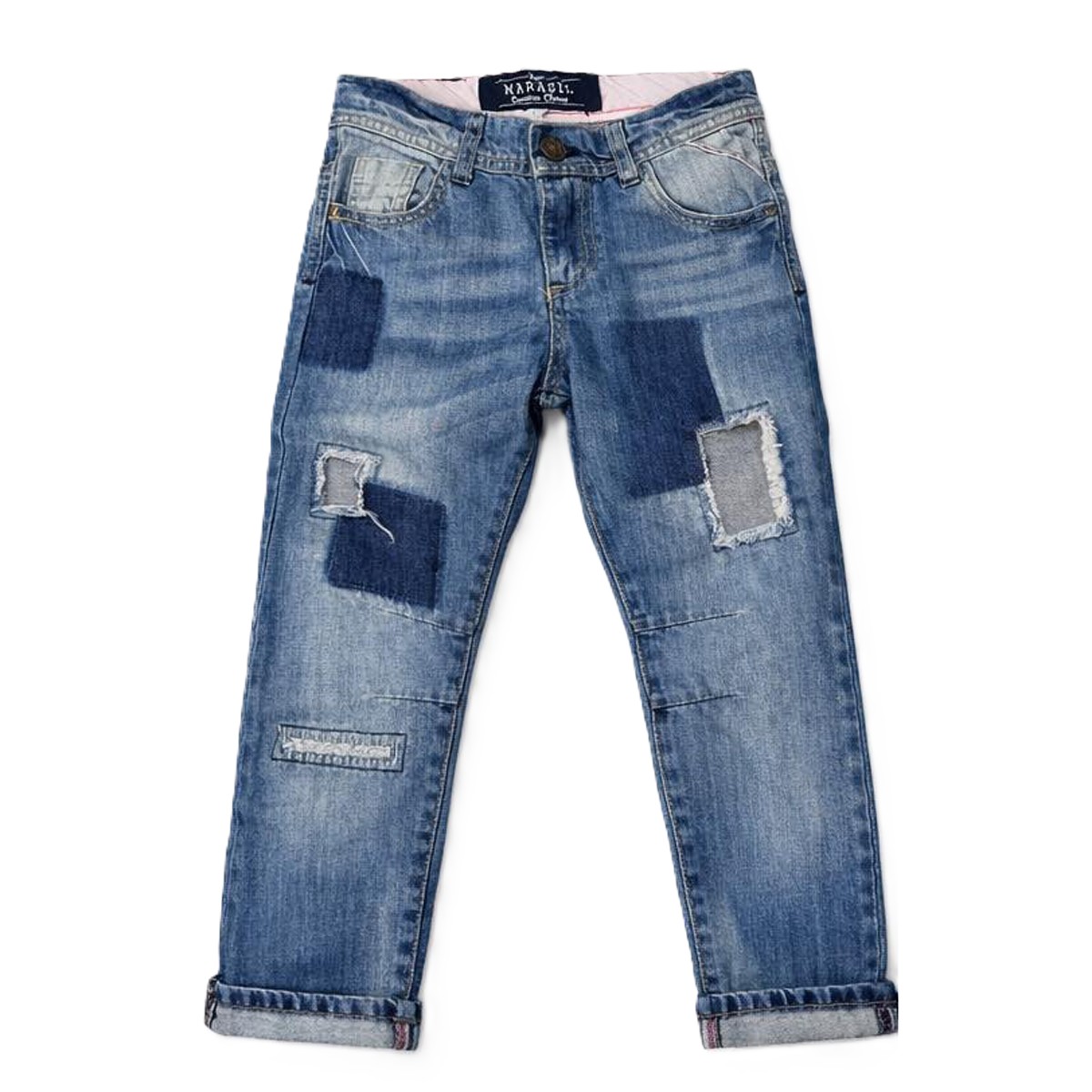 Παιδικό τζιν παντελόνι MARASIL αγόρι - ΜΠΛΕ