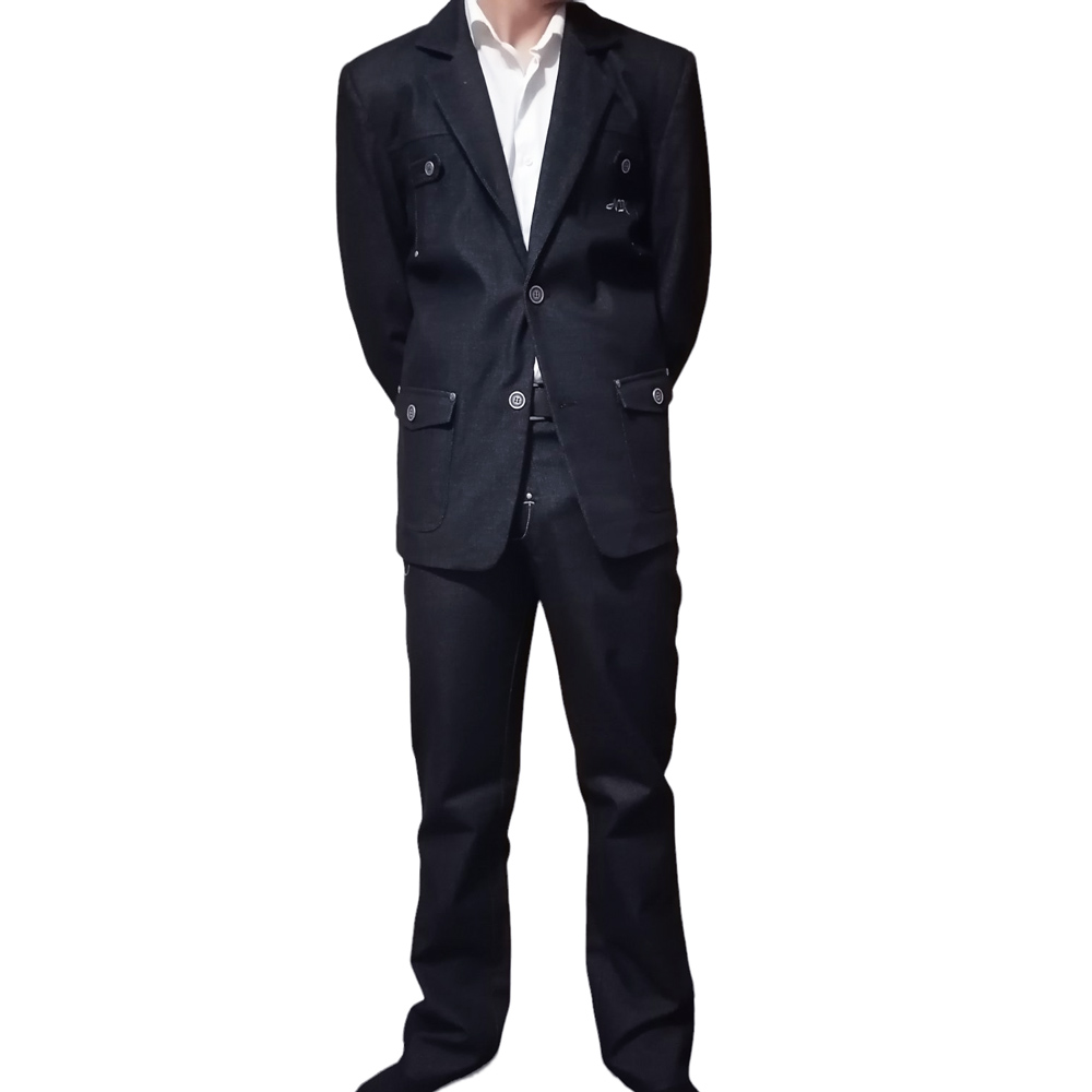 Σετ κοστούμι NEW KIND 2 τμχ ΜΠΛΕ- - ΜΠΛΕ-ΜΑΥΡΟ