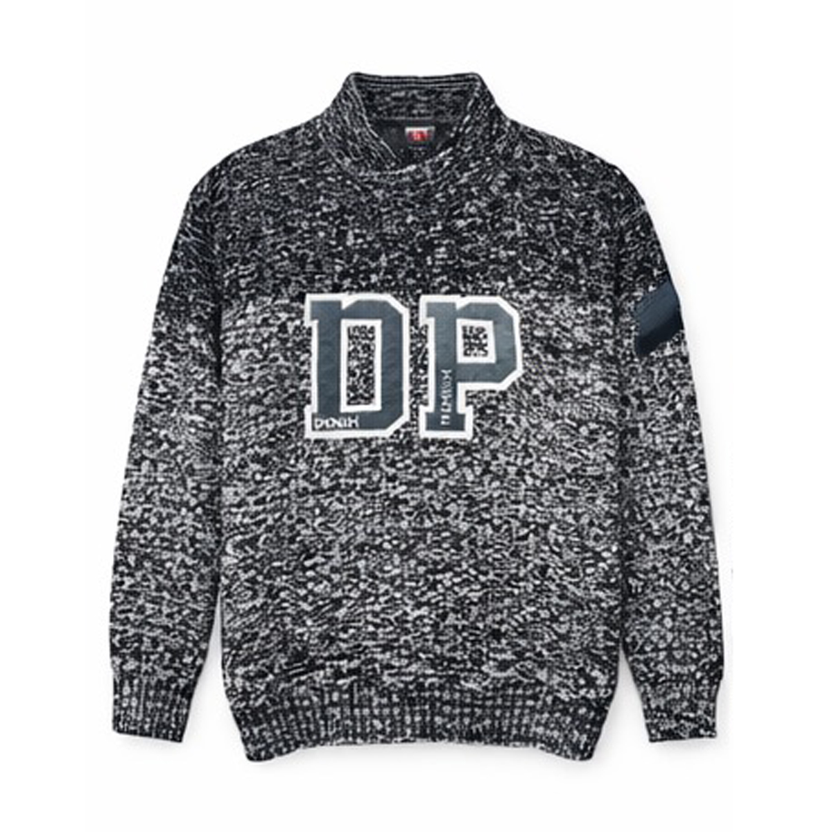 Παιδική πλεκτή μπλούζα FUNKY αγόρι - ΓΚΡΙ