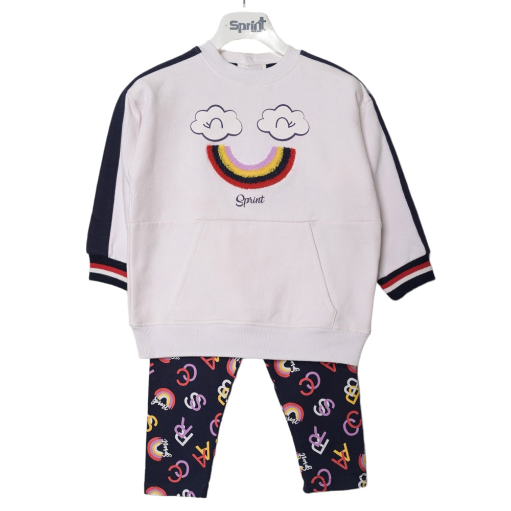 Σετ με κολάν SPRINT - ΛΕΥΚΟ