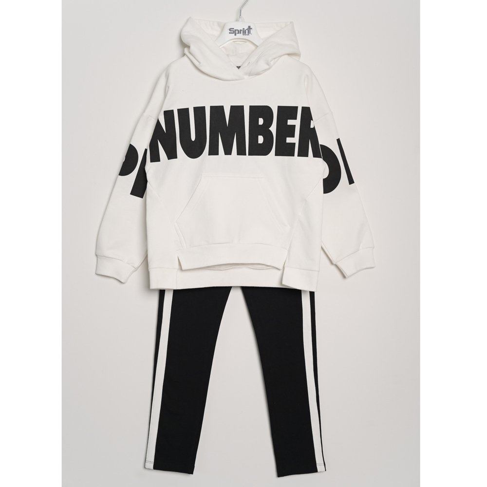 Σετ με φόρμα SPRINT - ΛΕΥΚΟ