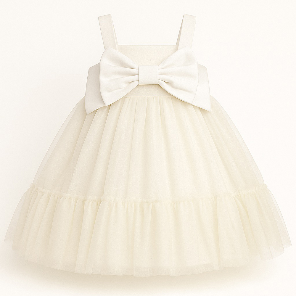 Βαπτιστικό φόρεμα LAPIN κορίτσι - ΕΚΡΟΥ