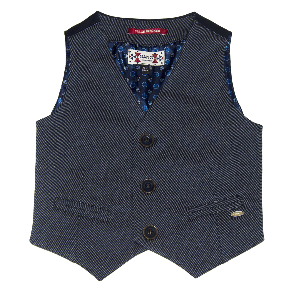 Γιλέκο GANG - ΜΠΛΕ