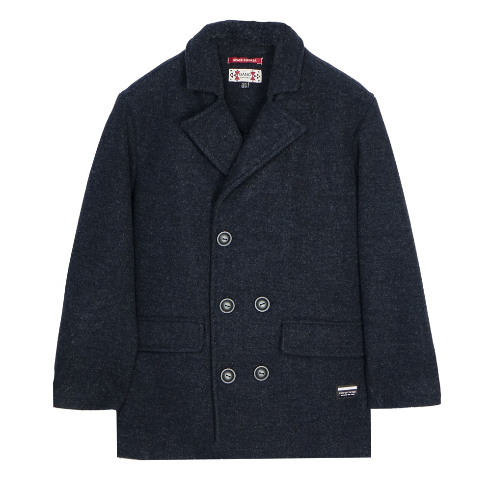 Παιδικό μοντγκόμερι παλτό GANG - ΑΝΘΡΑΚΙ