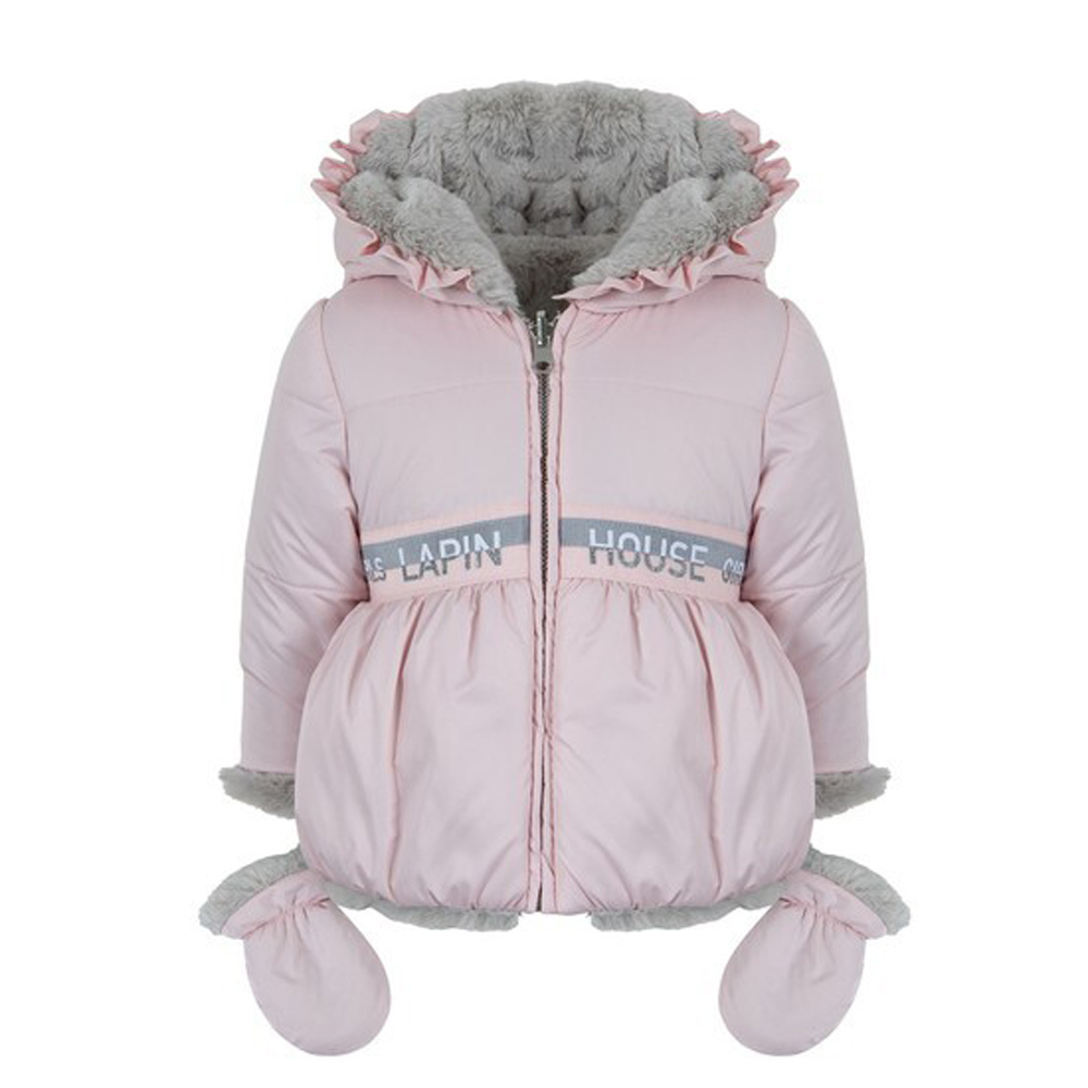 Μπουφάν διπλής όψεως LAPIN - ΡΟΖ