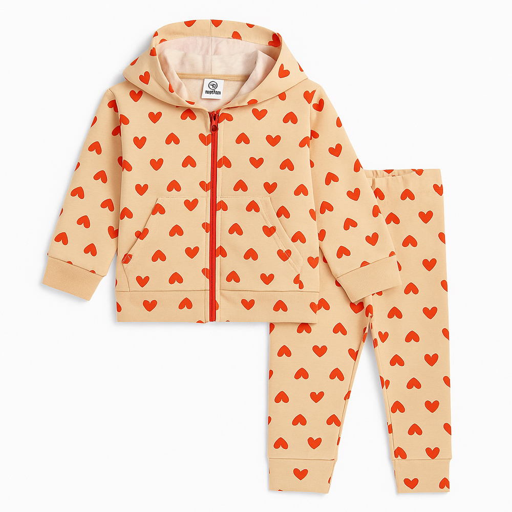 Σετ με φόρμα PICCINO κορίτσι - ΜΠΕΖ