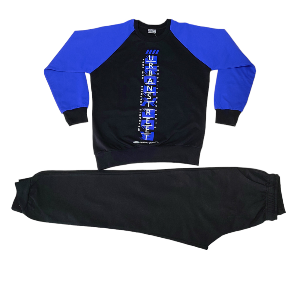 Σετ με φόρμα PICCINO - ΜΑΥΡΟ