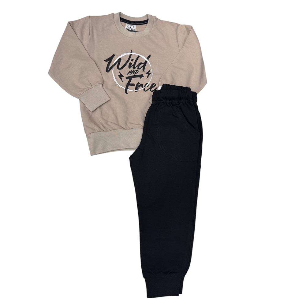 Σετ με φόρμα PICCINO αγόρι - ΜΠΕΖ