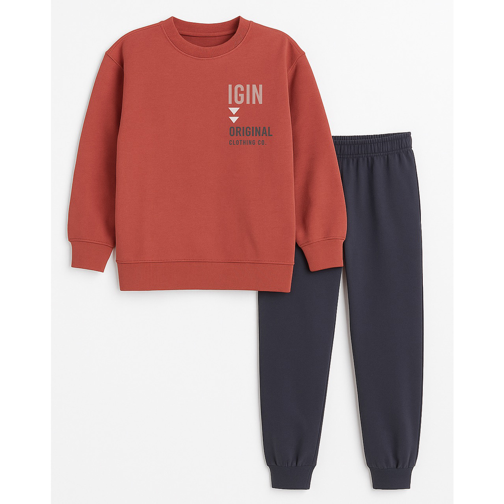 Σετ με φόρμα PICCINO αγόρι - ΚΕΡΑΜΜΥΔΙ