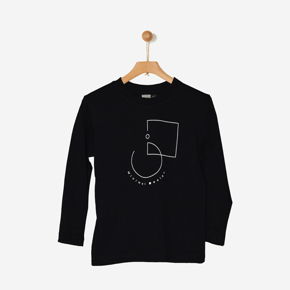 Παιδική μπλούζα GANG αγόρι - ΜΑΥΡΟ