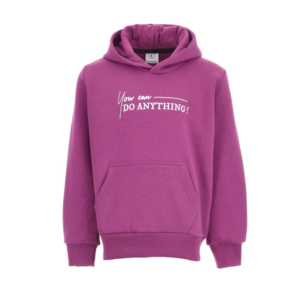 Παιδική μπλούζα φούτερ  PICCINO κορίτσι - ΦΟΥΞΙΑ