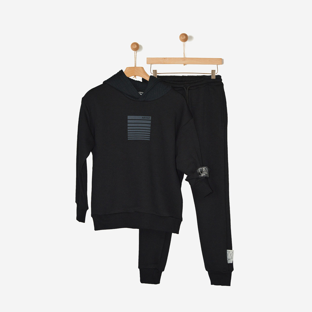 Παιδικό σετ με φόρμα GANG αγόρι - ΜΑΥΡΟ