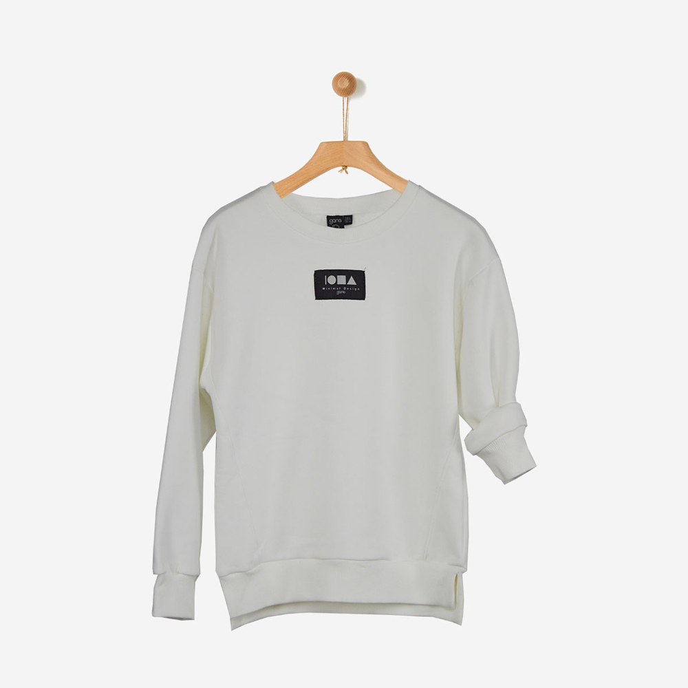 Παιδική μπλούζα φούτερ GANG αγόρι - ΛΕΥΚΟ