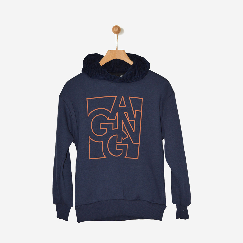Παιδική μπλούζα φούτερ GANG αγόρι - NAVY