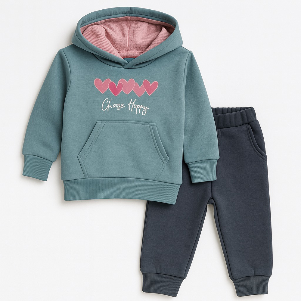 Παιδικό σετ με φόρμα PICCINO κορίτσι - ΠΕΤΡΟΛ