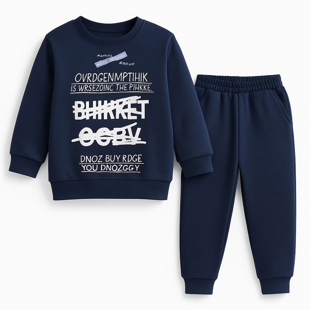 Παιδικό σετ με φόρμα PICCINO αγόρι - NAVY