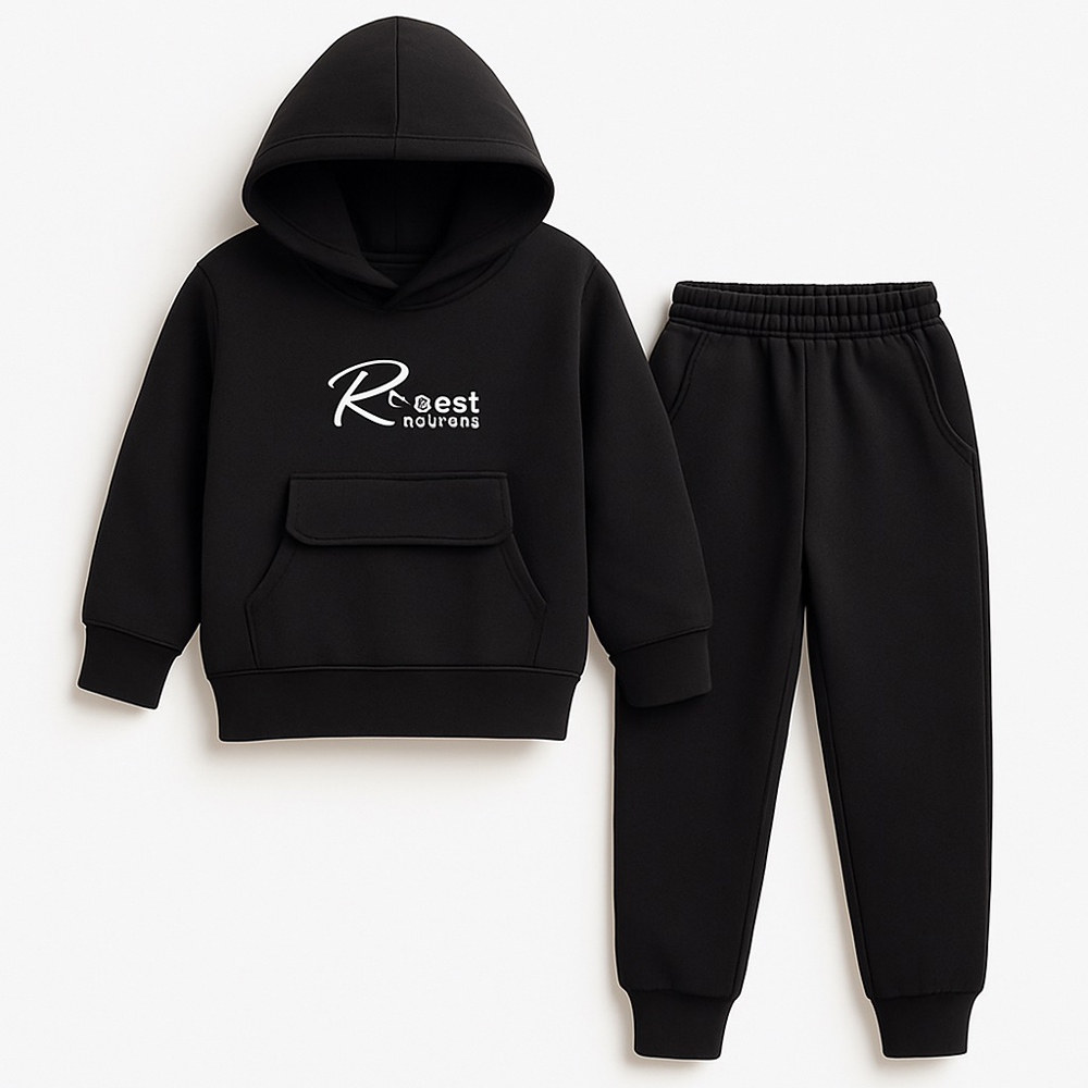 Παιδικό σετ με φόρμα PICCINO αγόρι - ΜΑΥΡΟ