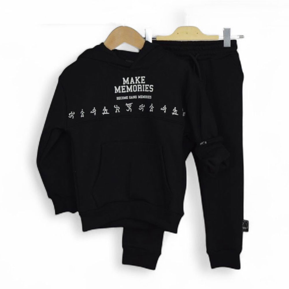 Παιδικό σετ με φόρμα GANG αγόρι - ΜΑΥΡΟ