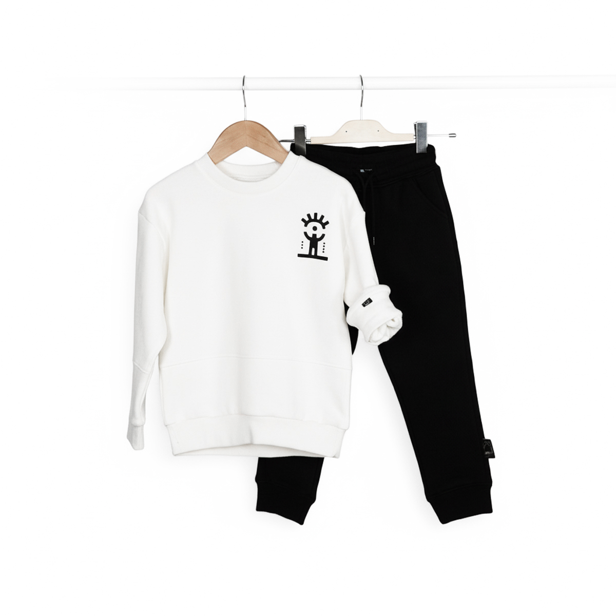 Παιδικό σετ με φόρμα GANG αγόρι - ΛΕΥΚΟ
