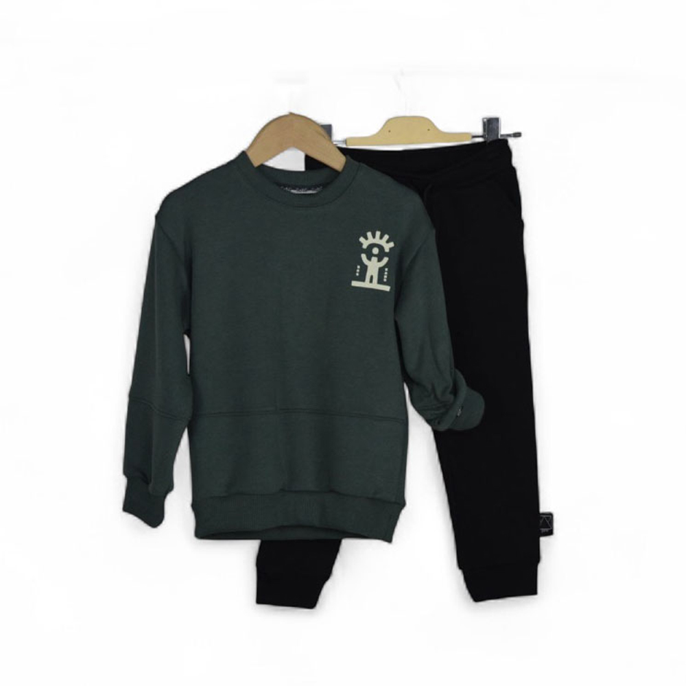 Παιδικό σετ με φόρμα GANG αγόρι - ΑΝΘΡΑΚΙ