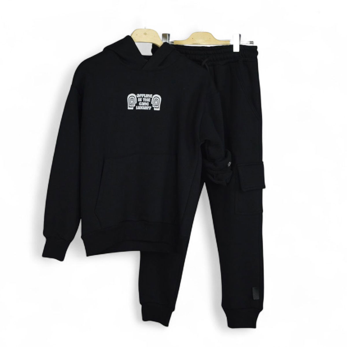 Παιδικό σετ με φόρμα GANG αγόρι - ΜΑΥΡΟ