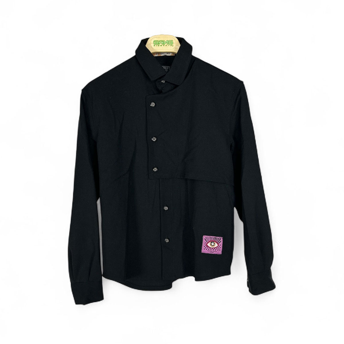 Παιδικό πουκάμισο GANG αγόρι - ΜΑΥΡΟ