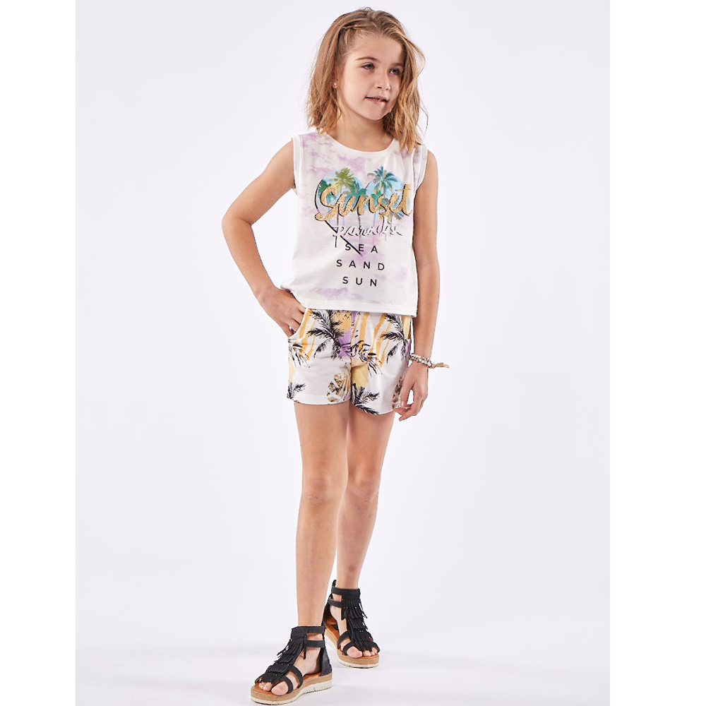 Σετ με σόρτς ΕΒΙΤΑ - ΕΚΡΟΥ