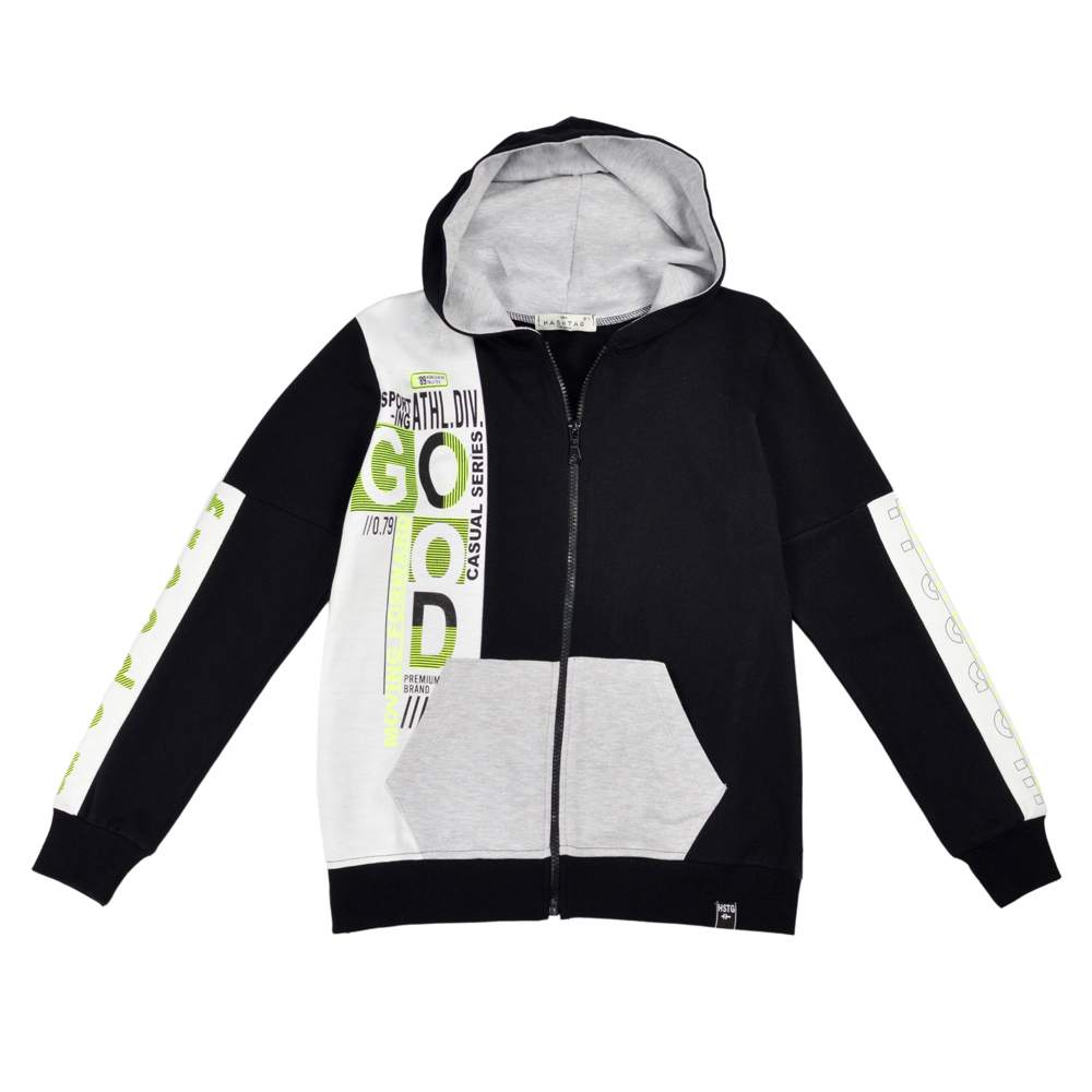 Ζακέτα HASHTAG - ΜΑΥΡΟ