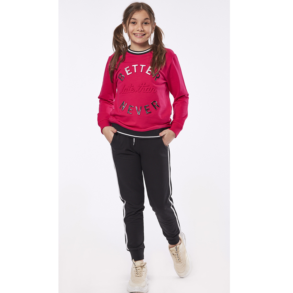 Σετ με φόρμα ΕΒΙΤΑ - ΦΟΥΞΙΑ